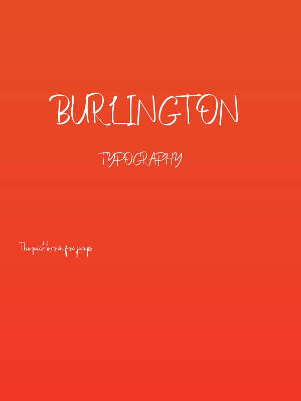 Burlington Poster