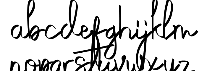 Burlington Font LOWERCASE