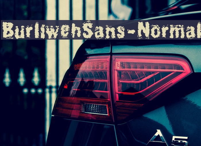BurliwehSans-Normal Font examples