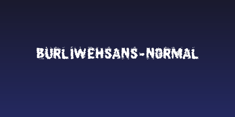 BurliwehSans-Normal Social Header