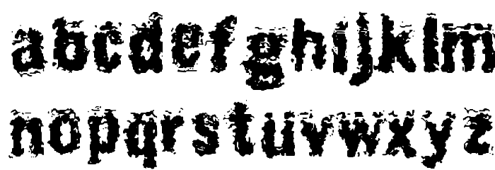 BurliwehSans-Normal Font LOWERCASE