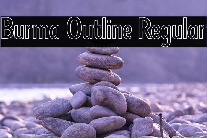Burma Outline Regular Example 1