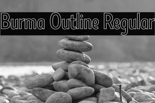 Burma Outline Regular Example 1