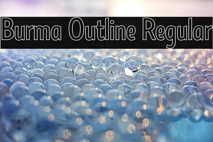 Burma Outline Regular Example 2