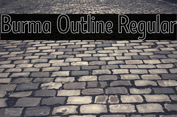 Burma Outline Regular Example 3