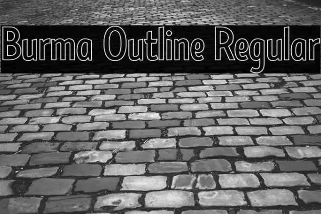 Burma Outline Regular Example 3
