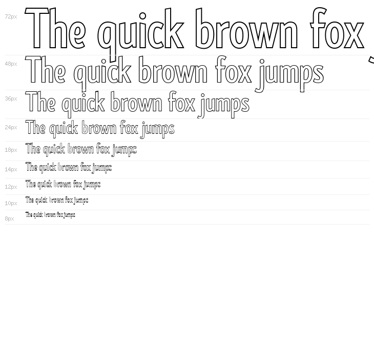 Burma Outline Regular Waterfall