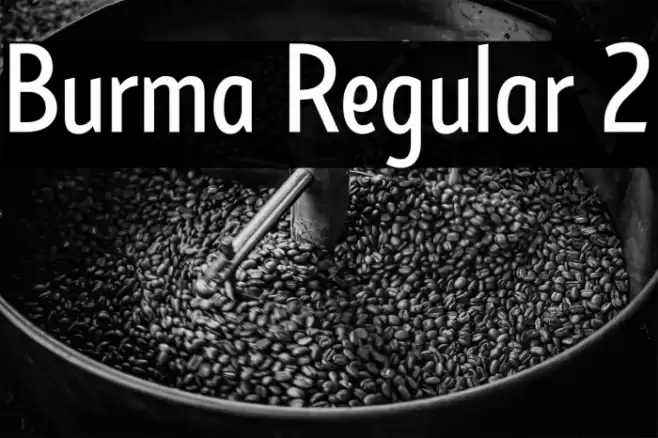 Burma Regular 2 Font examples