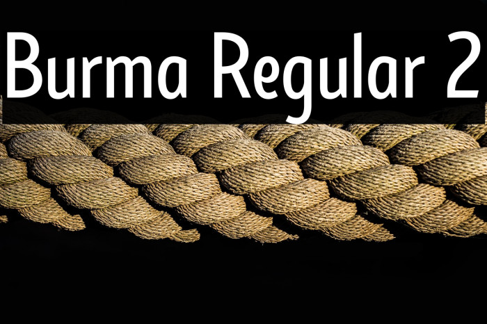 Burma Regular 2 Example 3