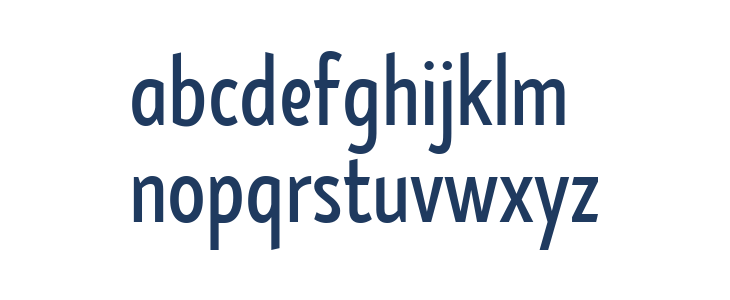 Burma Regular 2 Lowercase