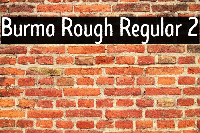 Burma Rough Regular 2 Example 1