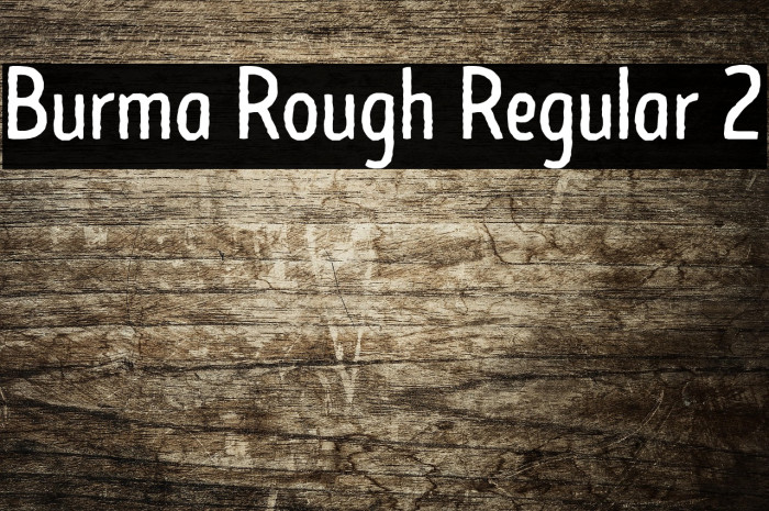 Burma Rough Regular 2 Example 2