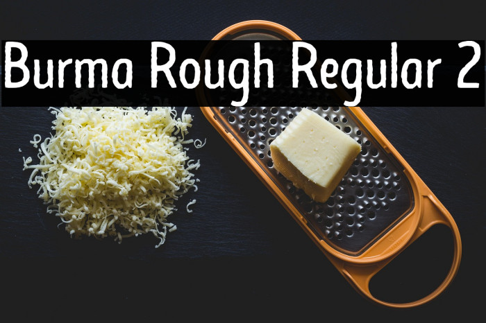 Burma Rough Regular 2 Example 3