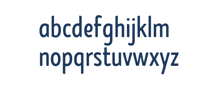 Burma Soft Regular 2 Lowercase