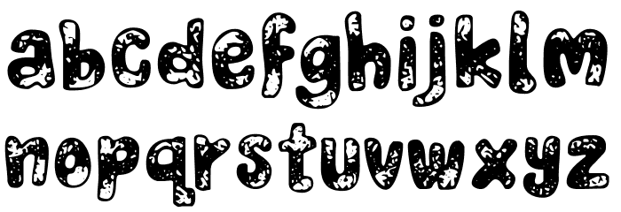 Burn Wood Font LOWERCASE