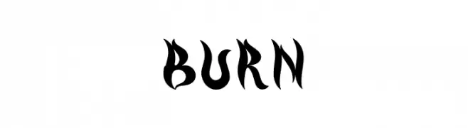 Burn  Descarca Fonturi Gratis