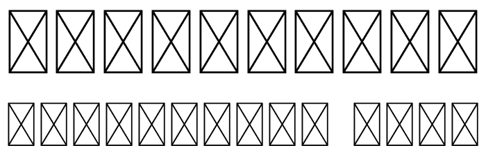 Burn Font OTHER CHARS