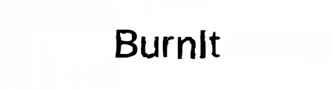 BurnIt  Frei Schriftart Herunterladen