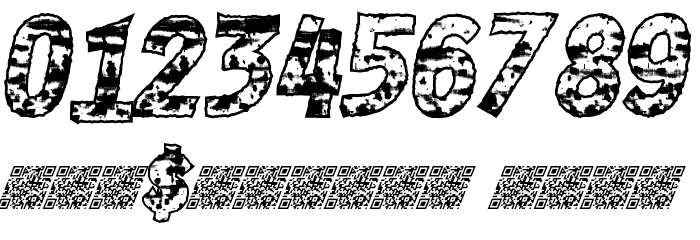 BurnTime Font OTHER CHARS