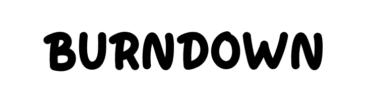 Burndown  免费字体下载