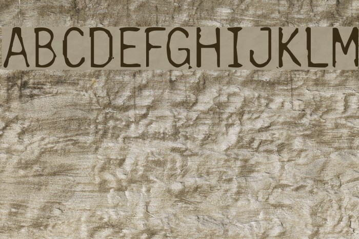 Burned-Gothic Font examples