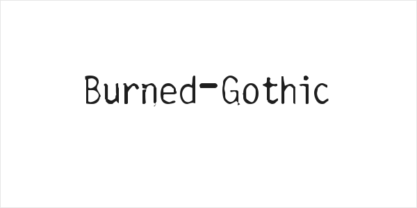 Burned-Gothic Logo