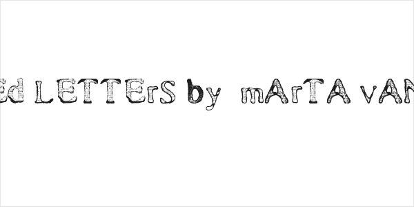 Burned Letters by  Marta van Eck Logo