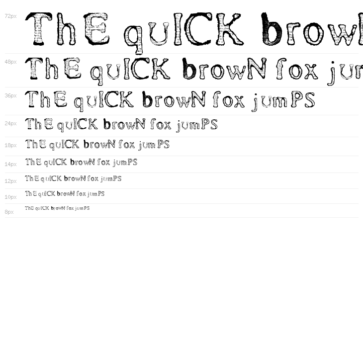 Burned Letters by  Marta van Eck Waterfall