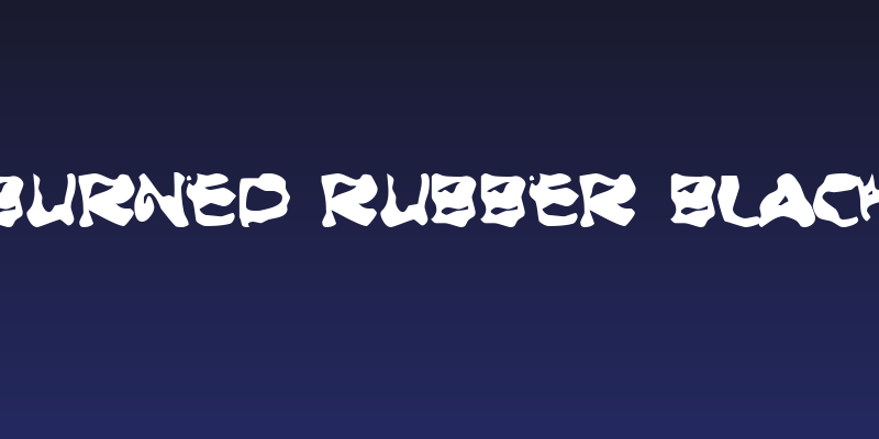 Burned Rubber Black Social Header