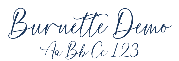 Burnette Demo Font Preview