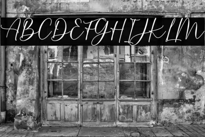 Burnette Demo फ़ॉन्ट examples