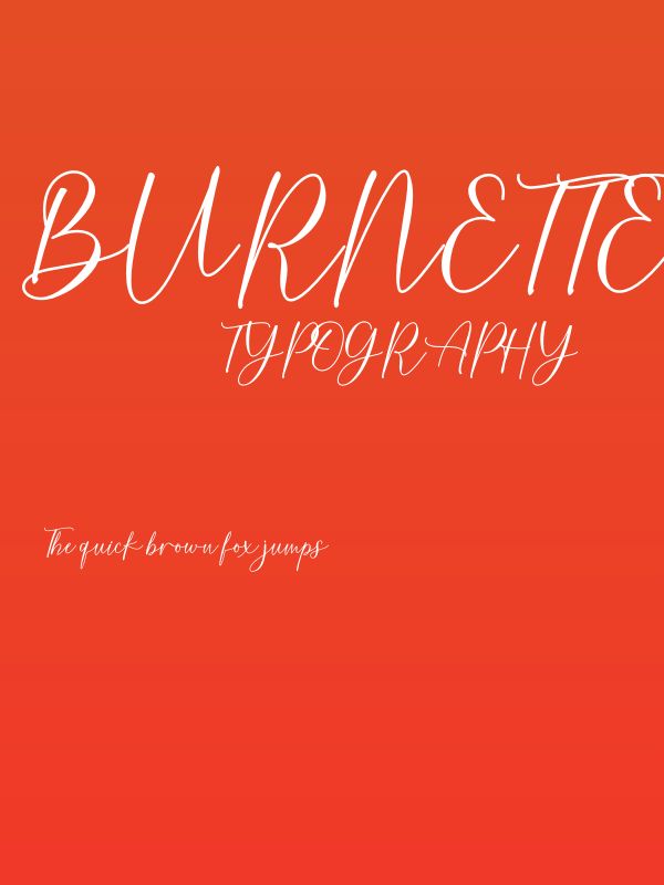 Burnette Demo Poster
