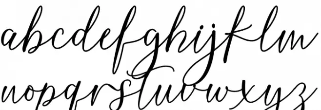 Burnette Demo फ़ॉन्ट लोअरकेस