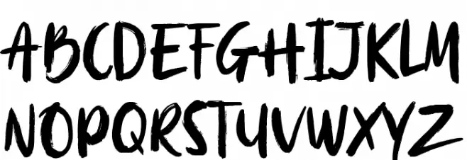 Burnfolk Demo Version Schriftart Groß