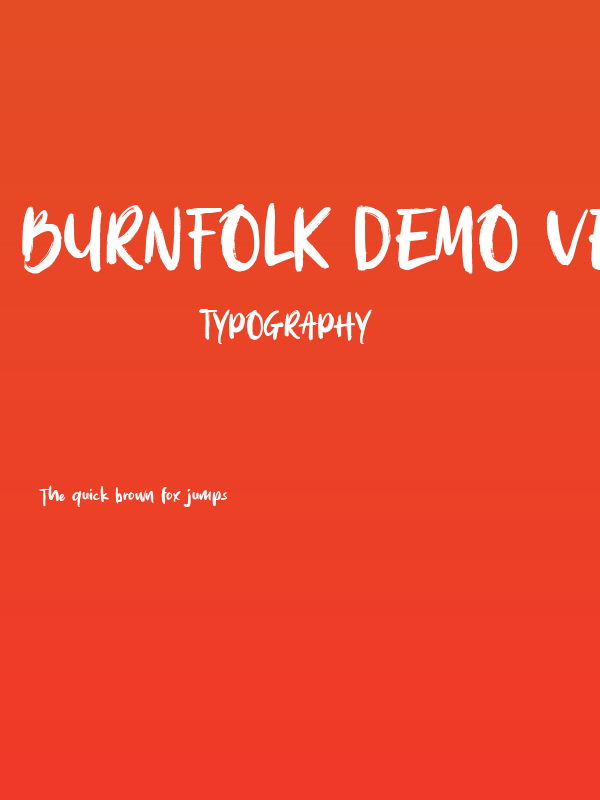 Burnfolk Demo Version Poster