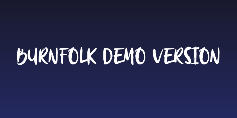 Burnfolk Demo Version Social Header
