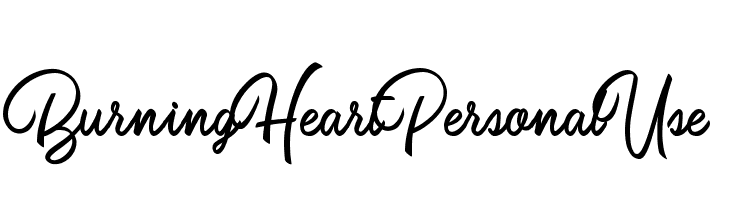 Burning Heart Personal Use Fuentes
