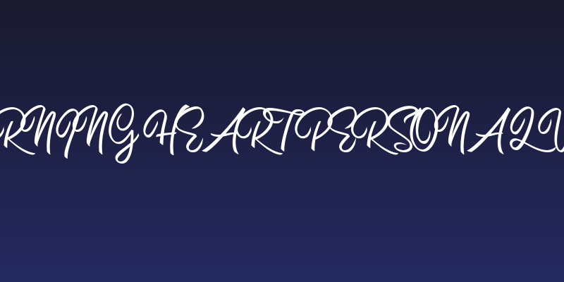 Burning Heart Personal Use  Social Header