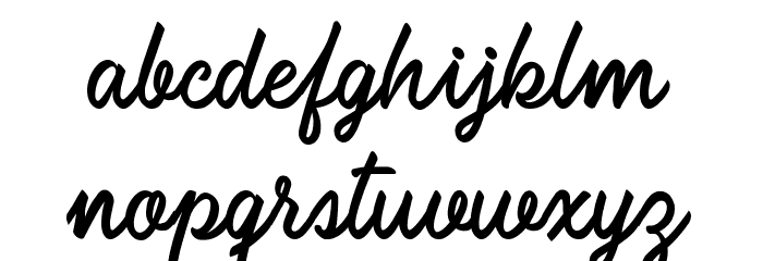 Burning Heart Personal Use Font LOWERCASE