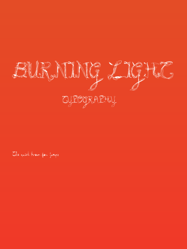 Burning Light Poster