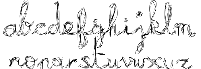 Burning Light Font LOWERCASE