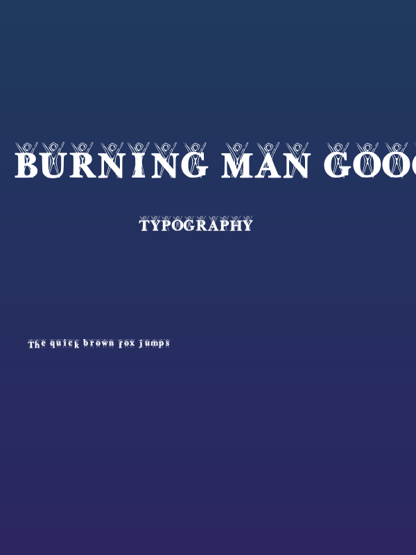 Burning Man Google 1998 Regular Poster