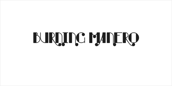 Burning Manero Logo
