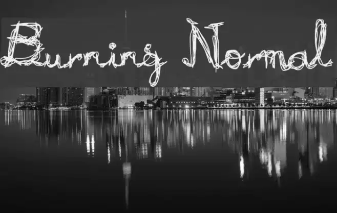 Burning Normal Example 3
