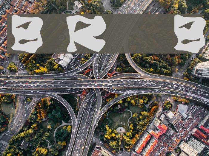 Burning Rubber Black Font examples