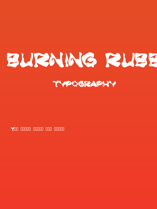 Burning Rubber   Black Poster