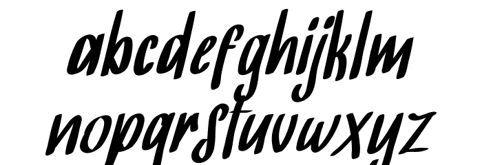 Burning Sun Demo Italic Font LOWERCASE