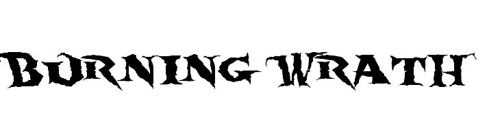 Burning Wrath Font