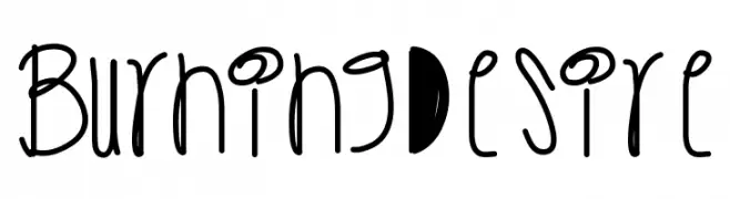 BurningDesire  Frei Schriftart Herunterladen
