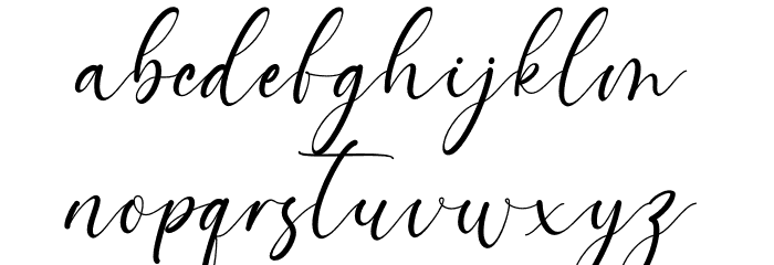 Burniston Font LOWERCASE